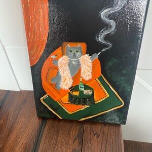 Customizable cat portrait 8" x 10"